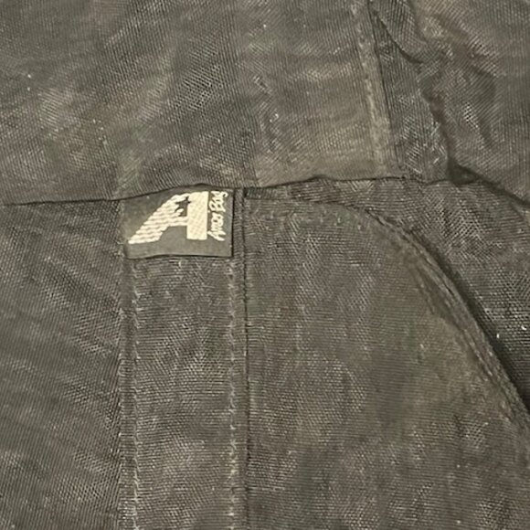 AmeriBag Classic Healthy Back Bag Tote Distressed Nylon Medium (Black) - Picture 10 of 16